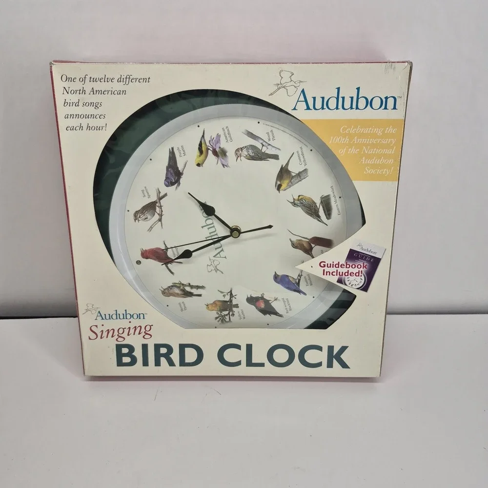 Audubon Singing Bird Wall Clock 13